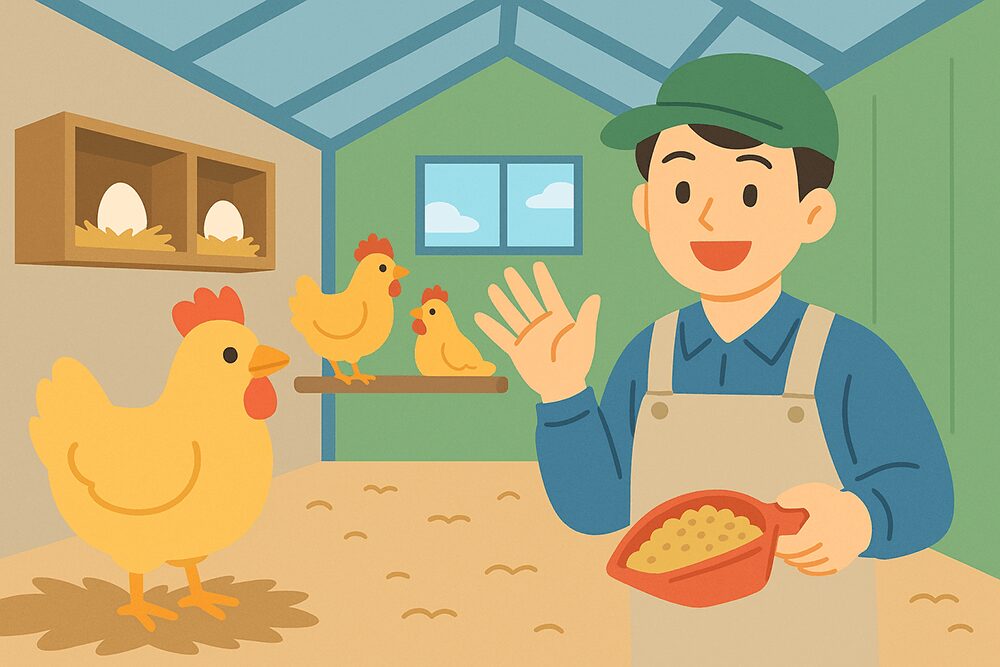 嫌なニオイや虫が消えた？親鳥の「腸活」がもたらす、安心で快適なたまご作り