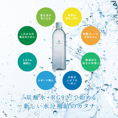【送料無料】温藻スパークリングウォーター 1ケース（500mL × 24本セット）